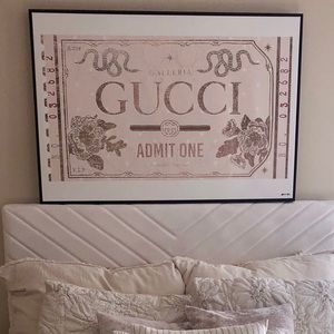 Gucci canvas print